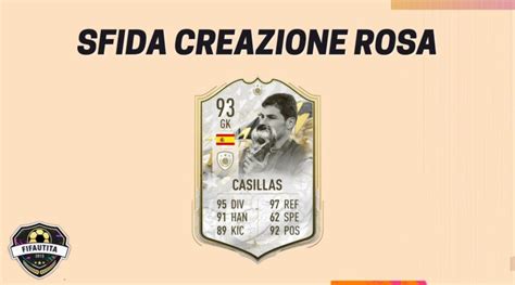 Fifa 22 Sfida Creazione Rosa Casillas Prime Moments Icon Sbc