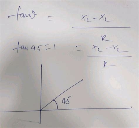 Rexc Xl Xraxl In A Circuit L C And R Are Connected In Series With