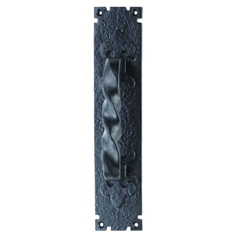 Very Large Black Cast Iron Door Handle Pull LF5101