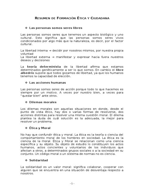 PDF Resumen Formación Ética y Ciudadana DOKUMEN TIPS