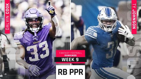 Week 9 Fantasy Ppr Rb Rankings Sporting News