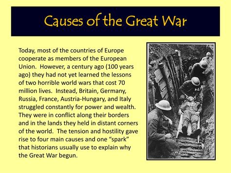 Ppt The Causes Of World War I Powerpoint Presentation Free Download Id 2199439