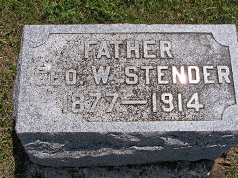 George Washington Stender 1877 1914 Find A Grave Memorial