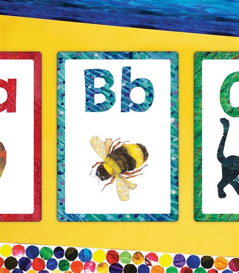 Knowledge Tree Carson Dellosa Education World Of Eric Carle™ Alphabet Bulletin Board Set