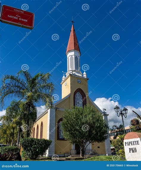 Notre Dame Cathedral In Papeete French Polynesia Stock Image Image