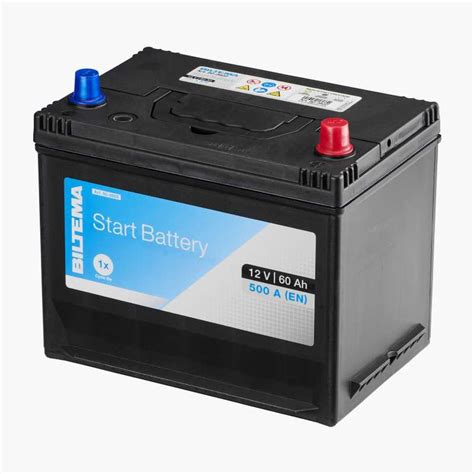 Startbatteri SMF 12 V 60 Ah Biltema No