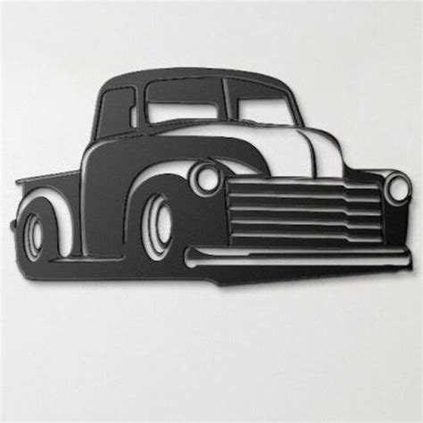 1948-1955 Chevy Pick up Truck Wall Art Metal Sign, Chevrolet Truck Home ...