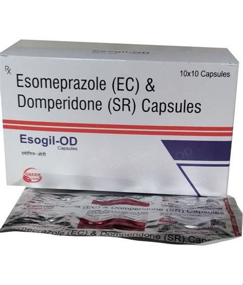 Esogil OD Esomeprazole EC And Domperidone SR Capsules For