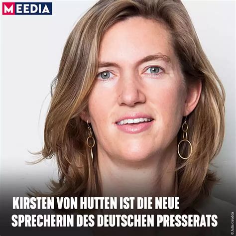 Kirsten Von Hutten Zur Sprecherin Des Presserats Gew Hlt Deutschland