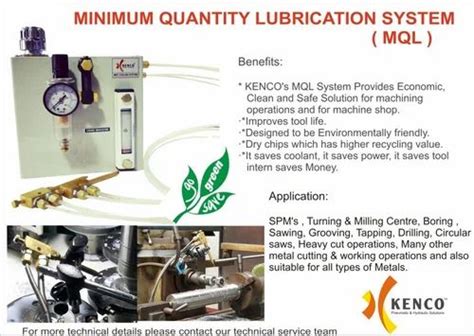 Kenco Mild Steel Lubrication Centralized Mist Coolant System V