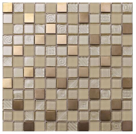 Copper Glass Mosaic Tile For Kitchen Backsplash Glass Designs