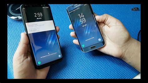 Samsung Galaxy S8 Vs Galaxy S6 Edge Galaxy S8 Rom Youtube