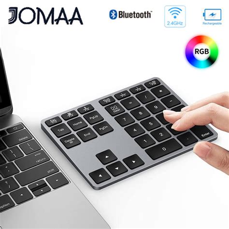 JOMAA Bàn Phím Số Bluetooth Không Dây Cho Máy Tính Xách Tay Bàn Phím Số