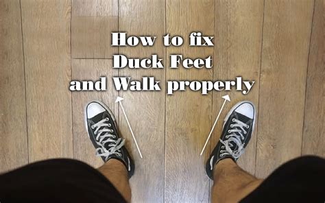 Best Exercises To Fix Duck Feet And Walk Properly Your Body Posture