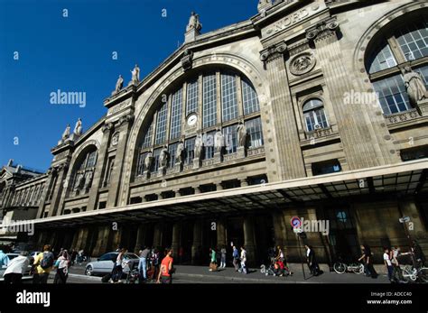 Gare Du Nord Train Station Paris France Stock Photo Alamy