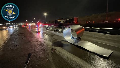 Semi Crash Spills Steel Coils On Michigan Highway