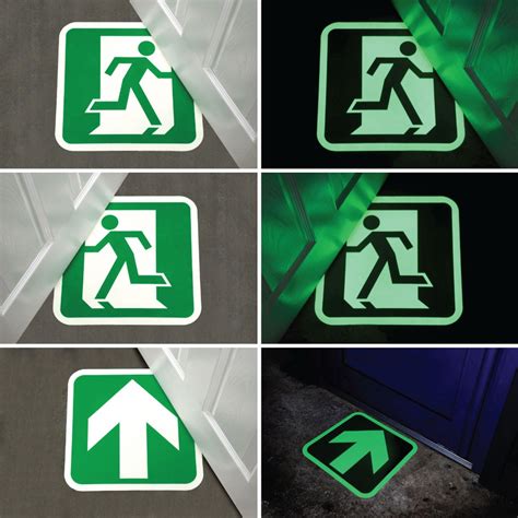 Fire Exit Signs Photoluminescent From Go Industro