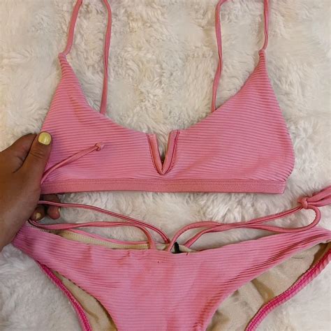 Pink Bikini Set Bought From Pacsun Size Xs Depop