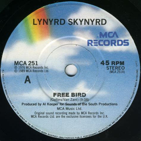 Lynyrd Skynyrd – Free Bird – Vinyl (7", 45 RPM + 3 more), 1989 [r8434874] | Discogs