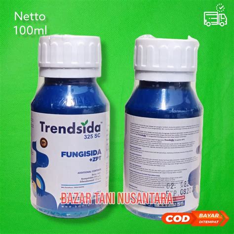 Jual PRODUK TRENDSIDA 325 SC 100 ML TRENSIDA FUNGISIDA OBAT JAMUR