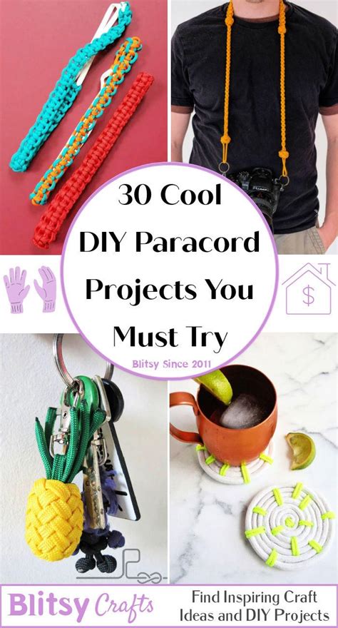 30 Cool Paracord Projects and Crafts Ideas - Blitsy