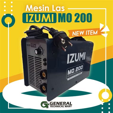 Jual IZUMI MO 200 Inverter Las IGBT 200A Mesin Travo Las Izumi Japan