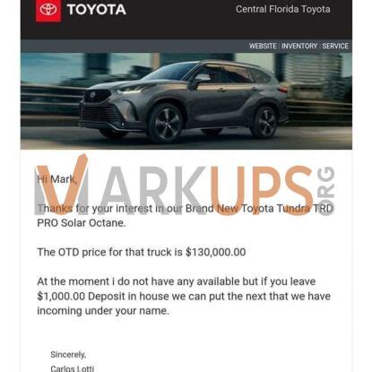 Central Florida Toyota - Toyota - Florida - Markups.org