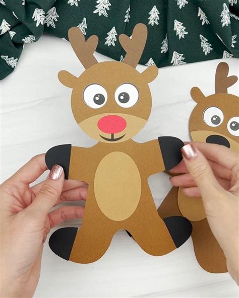 Reindeer Gingerbread Man Disguise Craft For Kids Free Template Video