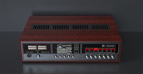 Rare Hi Fi Amplifier 3d Model Cgtrader