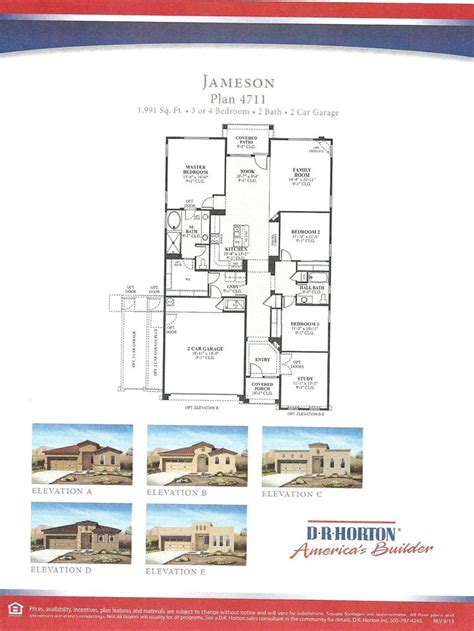 Floor Plans For Dr Horton Homes House Plan