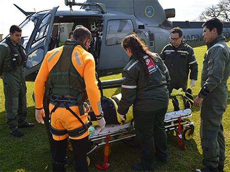 Marinha do Brasil realiza Evacuação Aeromédica de tripulante filipino