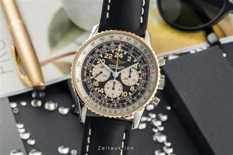 Breitling Navitimer Cosmonaute Chronograph Steel Gold Manual Winding