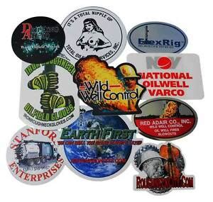 10-Hard-Hat-Stickers-Oilfield-Roughneck-Drilling-Rig-Driller-Gift ...