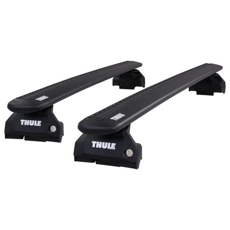 Thule Black WingBar Evo For Audi Q6 E Tron SUV 2024 Rails