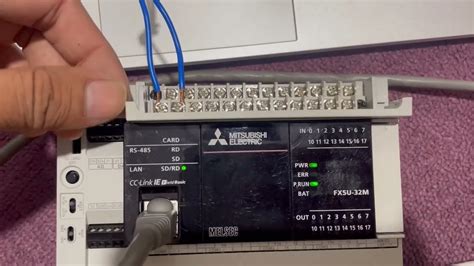 Mitsubishi Fx5u 32m Plc Basic Programming And Wiring Uztecho Youtube