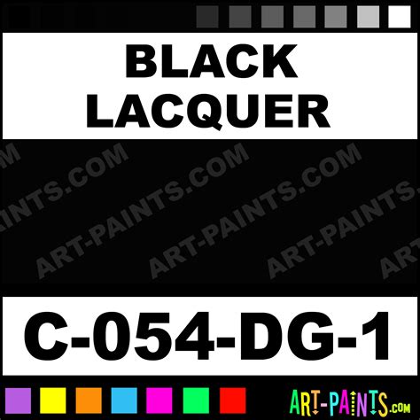 Black Lacquer Deco Gloss Opaque Ceramic Paints - C-054-DG-1 - Black Lacquer Paint, Black Lacquer ...