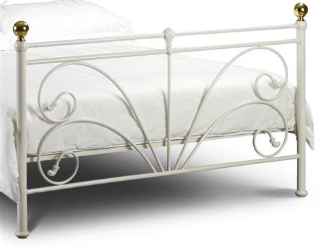 Symi Brass Detail Metal Bed Frame Sensation Sleep Beds And Mattresses