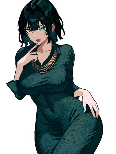 Rule 34 Big Breasts Black Hair Bob Cut Dark Nipples Elegant Elegant Dress Fubuki One Punch