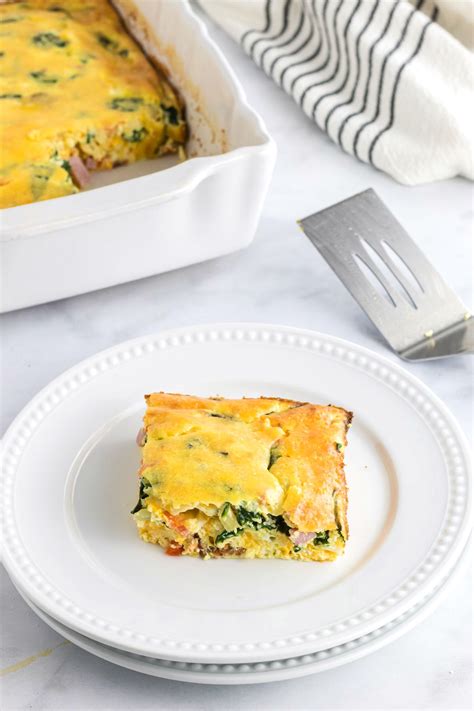 Spinach Egg Bake - Bunny's Warm Oven