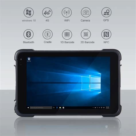 8 Inch Rugged Industrial Tablet Windows 10 Pro Home IOT 2G RAM 64G ROM