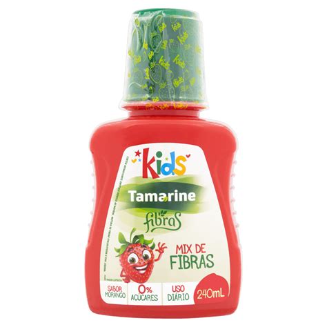 Tamarine Fibras Kids Morango Zero Açúcar Hypera Frasco 240ml Farmalife