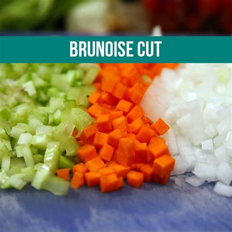 Knife Cuts Brunoise Cut Culinary Skills Cut Recipe Cabbage