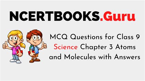 Mcq Questions For Class Science Chapter Atoms And Molecules With