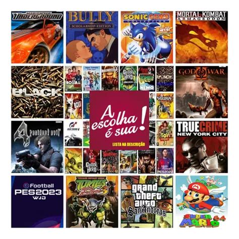 10 Jogos Coleção Ps2 Compatível Playstation 2 Leia MercadoLivre