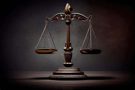 Premium Ai Image Scales Of Justice With One Side Balancing The Weight