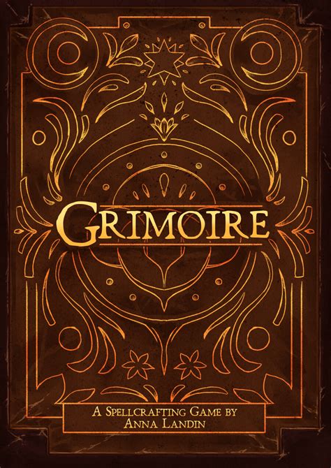 Artstation Grimoire Cover And Layout Illustrations