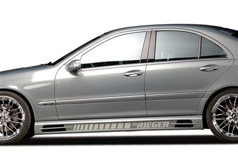 Faldon Lateral Rieger Mercedes C Class W Sedan T Model