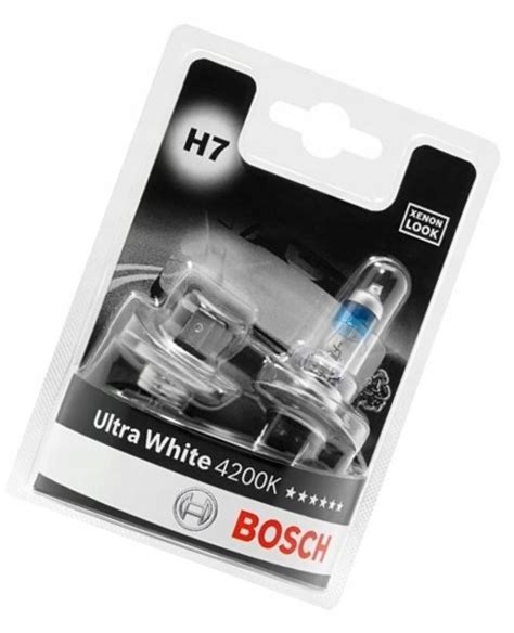 BOSCH ŻARÓWKA H7 12V ULTRA WHITE 4200K PX26D 2 SZTUKI 1 987 301 441 za