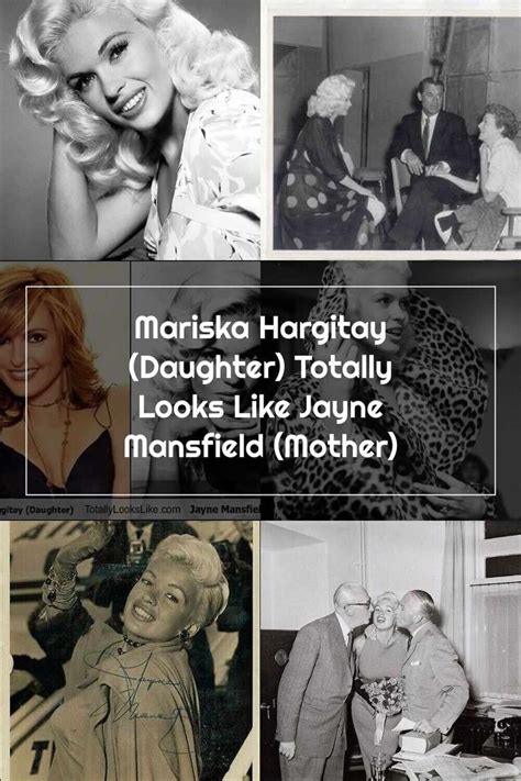 Jayne Mansfield Mariska Hargitay Daughter Totally Looks Like Jayne