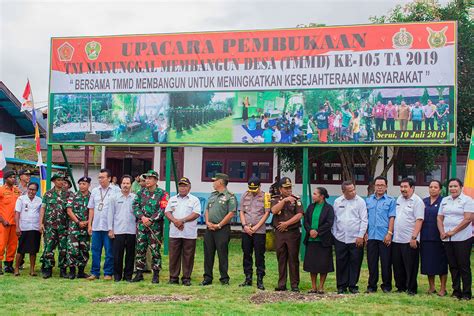 Upacara Pembukaan Tni Manunggal Membangun Desa Tmmd Ke Tahun